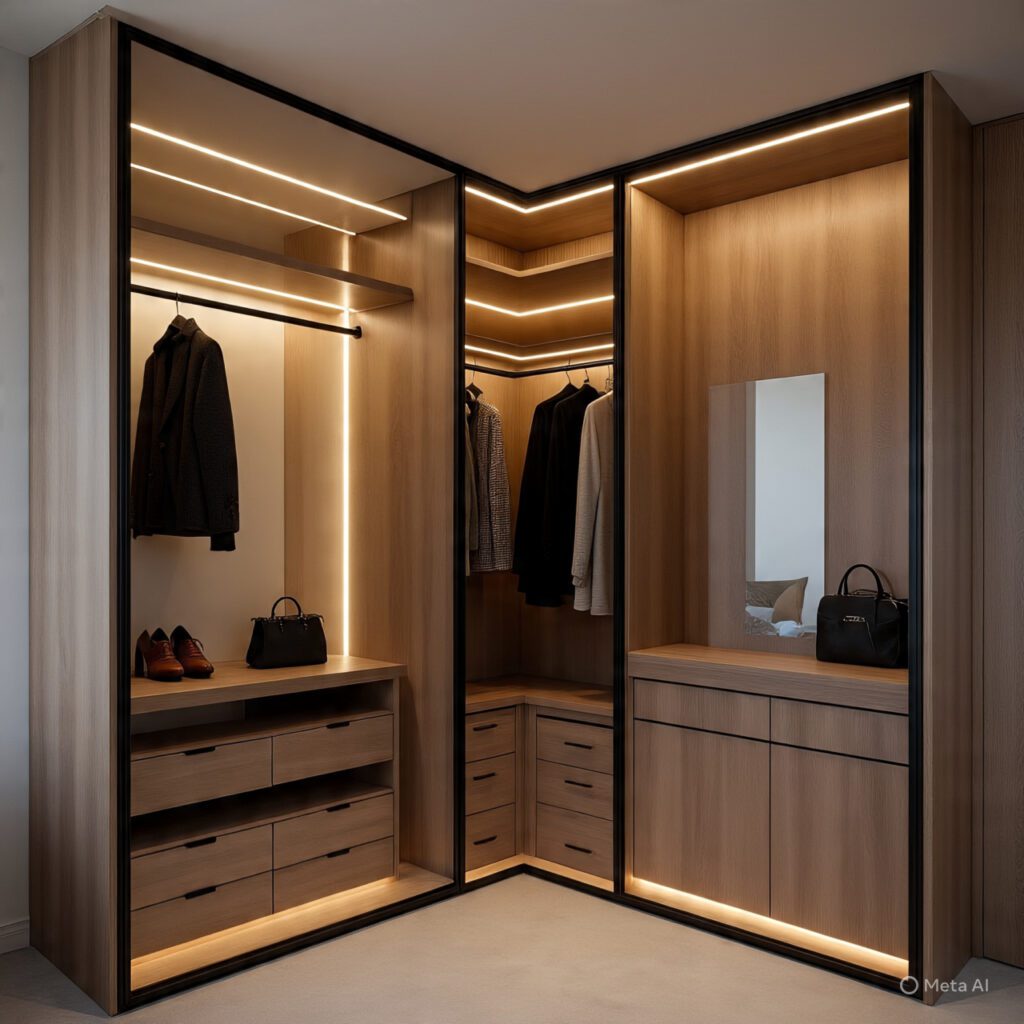 Top Notch Bedroom Interior Design for Wardrobe